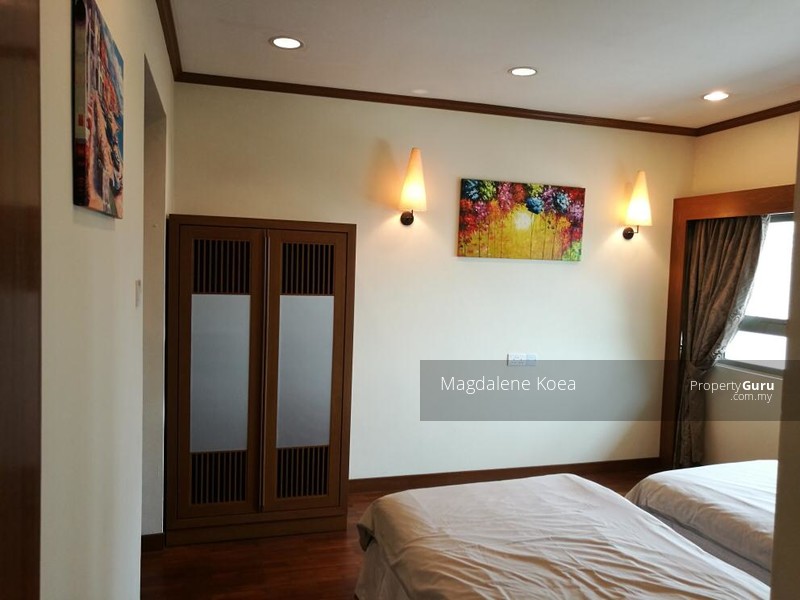 マレーシアのマンションの寝室